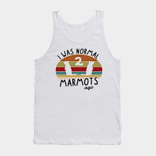 Marmot saying sleep dreaming whistle design Tank Top